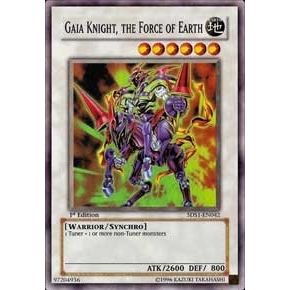 Image for Gaia Knight, the Force of Earth (Super Rare) (5DS1-EN042) (5DS1) - YuGiOh