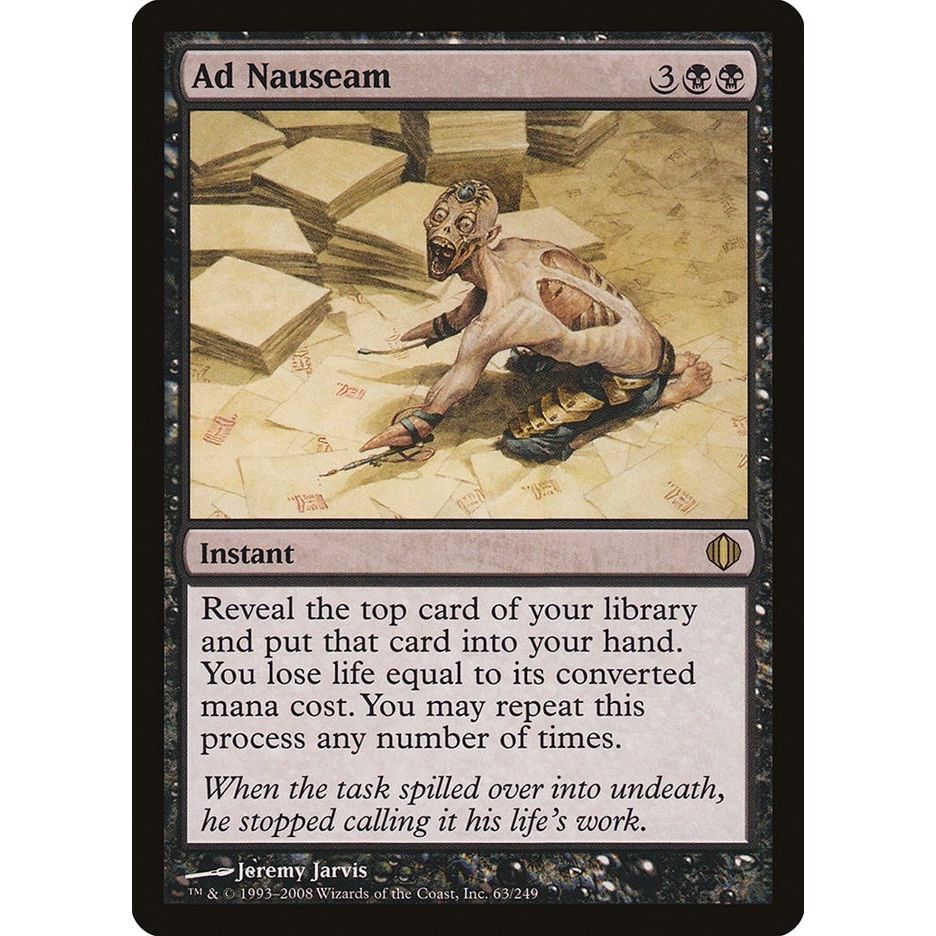 Image for Ad Nauseam (63) (ALA) - Magic: The Gathering
