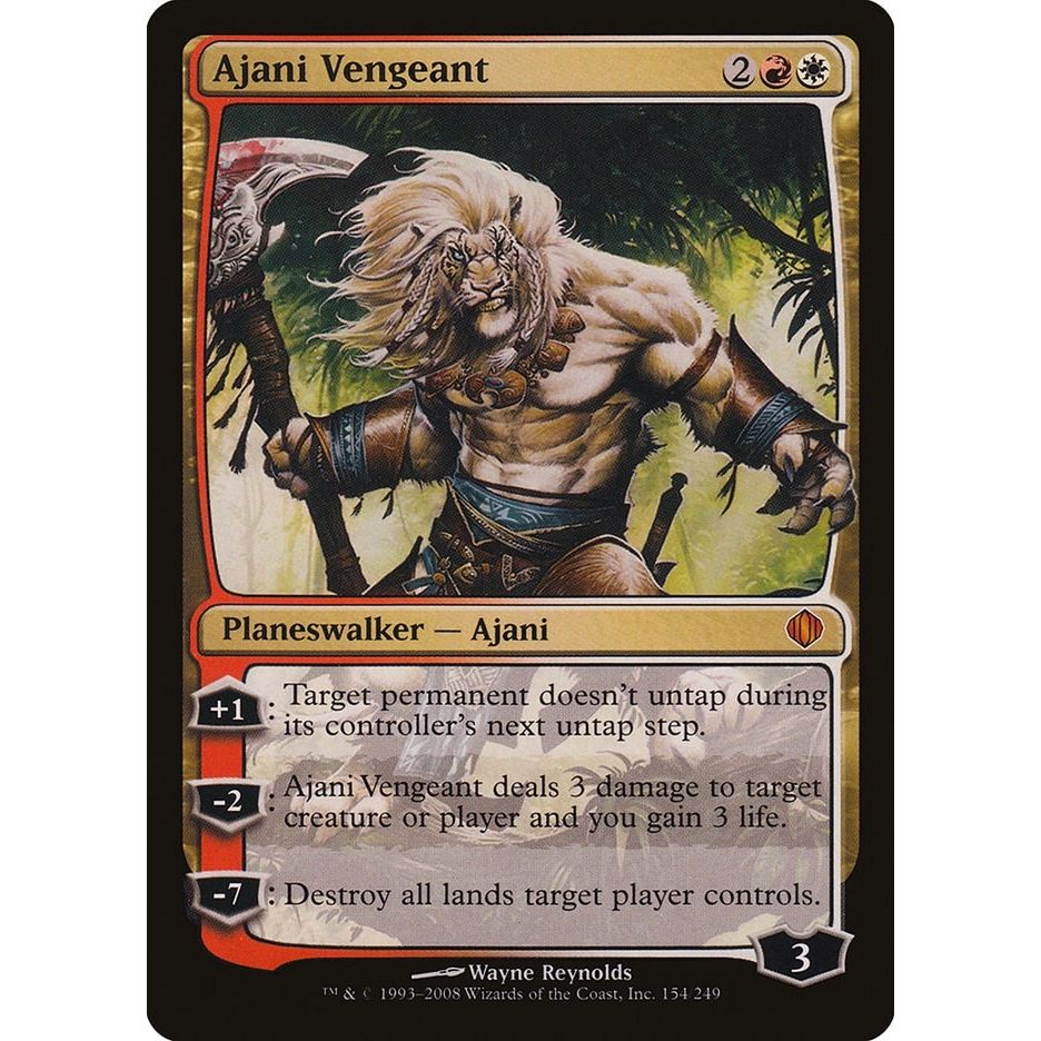 Image for Ajani Vengeant (154) (ALA) - Magic: The Gathering