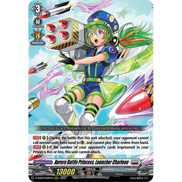Image for Aurora Battle Princess, Launcher Charleen (D-SS02/006EN) (D-SS02) - Cardfight Vanguard