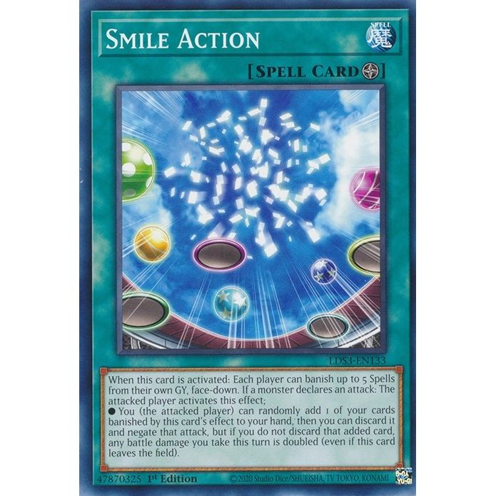 Image for Smile Action (LDS3-EN133) (LDS3) - YuGiOh
