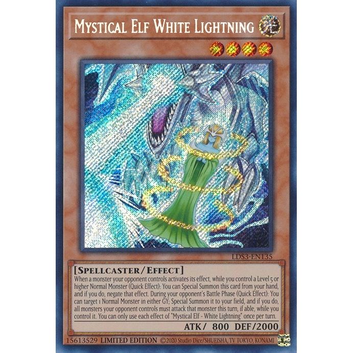 Image for Mystical Elf White Lightning (LDS3-EN135) (LDS3) - YuGiOh