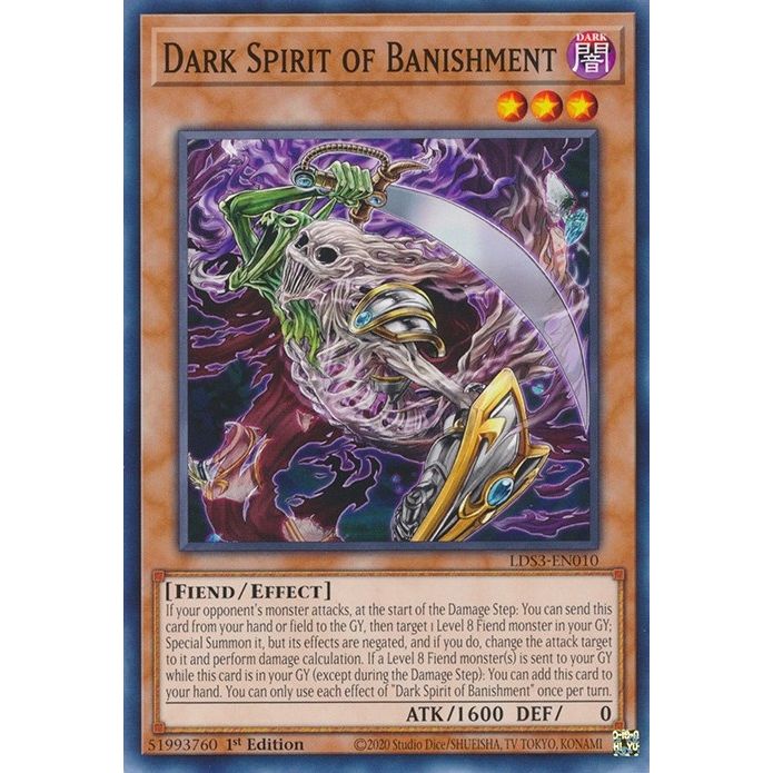 Image for Dark Spirit of Banishment (LDS3-EN010) (LDS3) - YuGiOh