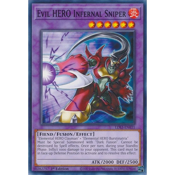 Image for Evil HERO Infernal Sniper (LDS3-EN031) (LDS3) - YuGiOh