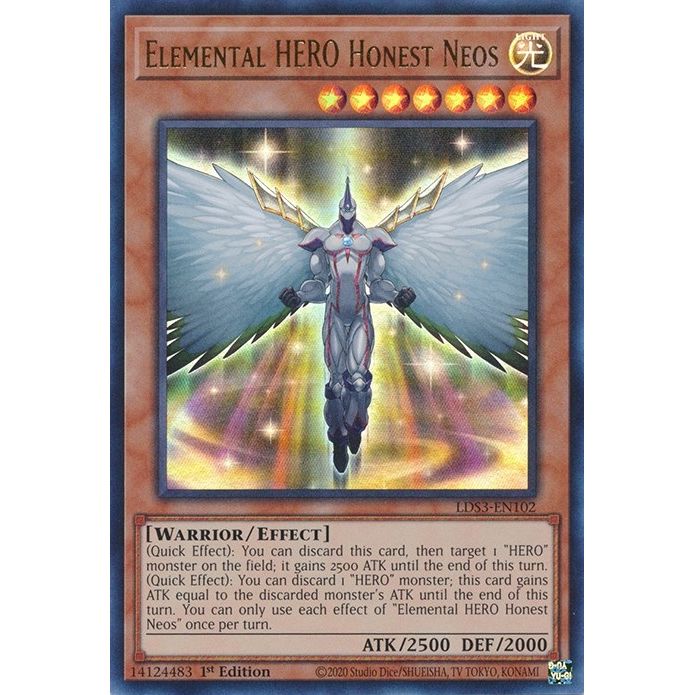 Image for Elemental HERO Honest Neos (LDS3-EN102) (LDS3) - YuGiOh