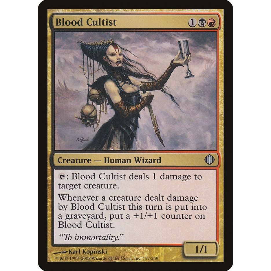 Image for Blood Cultist (157) (ALA) - Magic: The Gathering
