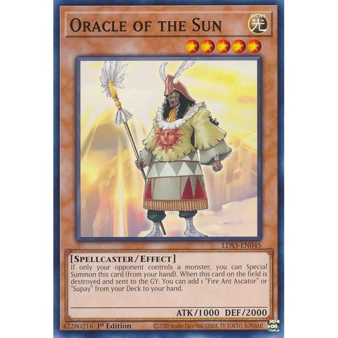 Image for Oracle of the Sun (LDS3-EN045) (LDS3) - YuGiOh