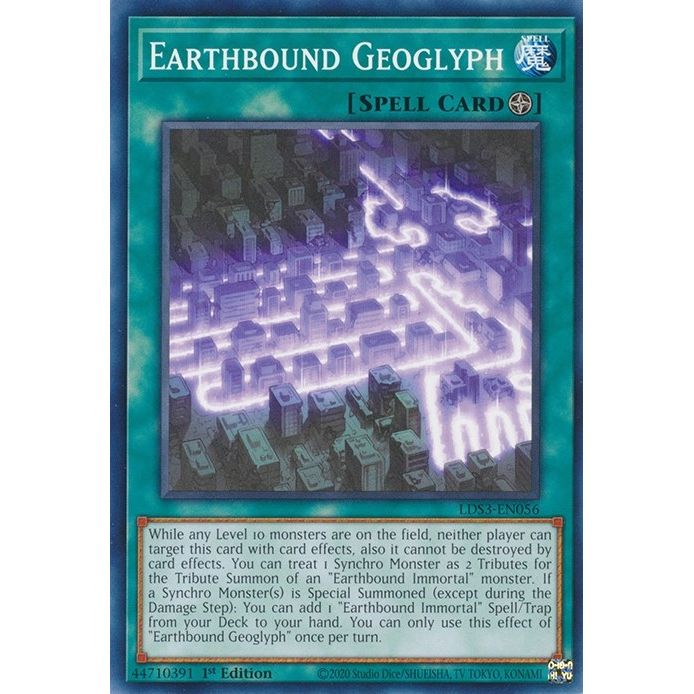 Image for Earthbound Geoglyph (LDS3-EN056) (LDS3) - YuGiOh
