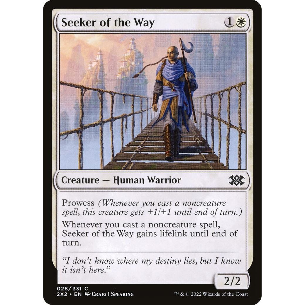 Image for Seeker of the Way (28) (2X2) - Magic: The Gathering