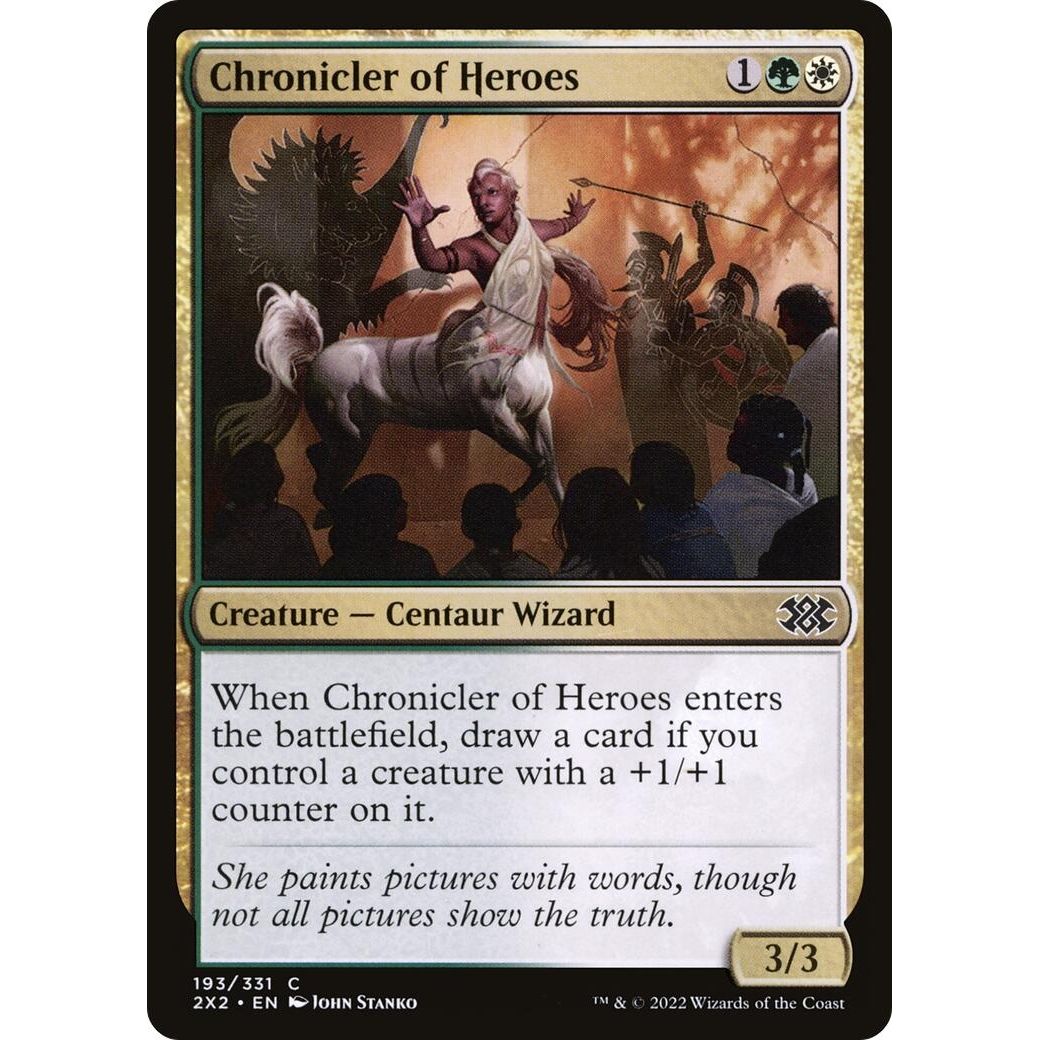 Image for Chronicler of Heroes (193) (2X2) - Magic: The Gathering