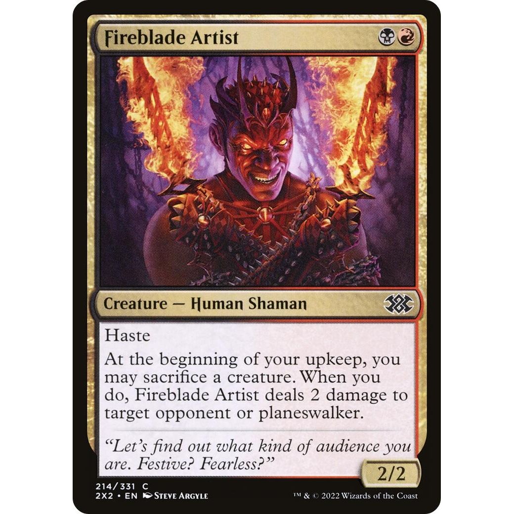 Image for Fireblade Artist (214) (2X2) - Magic: The Gathering