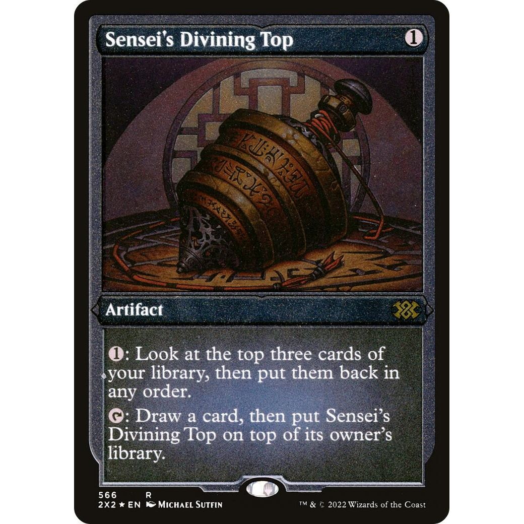 Image for Sensei's Divining Top (Foil Etched) (566) (2X2) - Magic: The Gathering