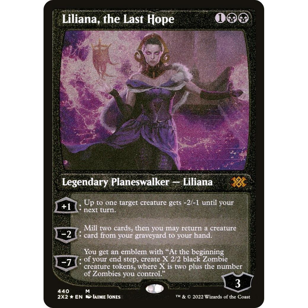 Image for Liliana, the Last Hope (Foil Etched) (440) (2X2) - Magic: The Gathering