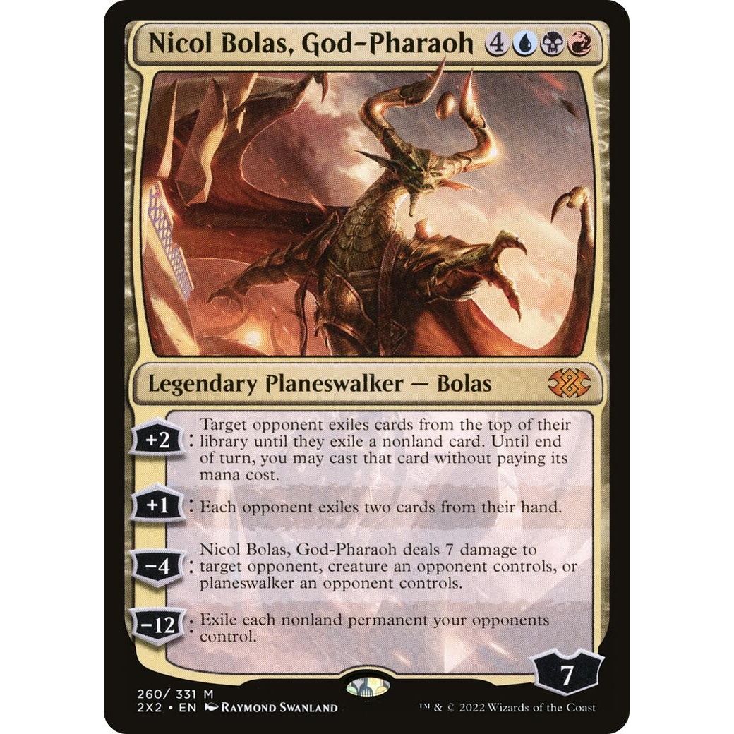 Image for Nicol Bolas, God-Pharaoh (260) (2X2) - Magic: The Gathering