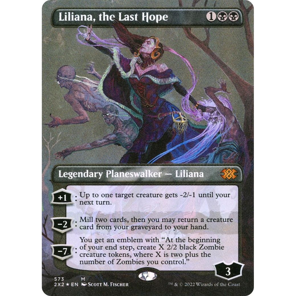 Image for Liliana, the Last Hope (Textured Foil) (573) (2X2) - Magic: The Gathering