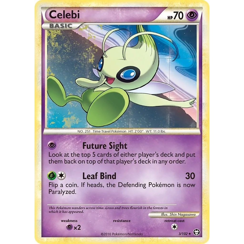 Image for Celebi - 3/102 (Non-Holo Movie Exclusive) (3/102) (TM) - Pokemon