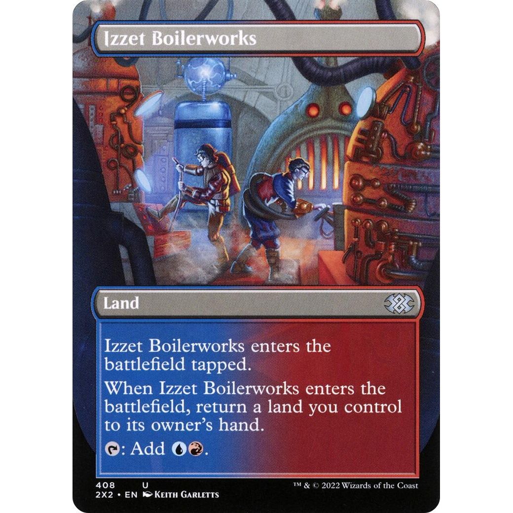 Image for Izzet Boilerworks (Borderless) (408) (2X2) - Magic: The Gathering