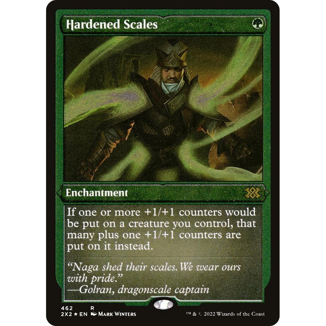Image for Hardened Scales (Foil Etched) (462) (2X2) - Magic: The Gathering