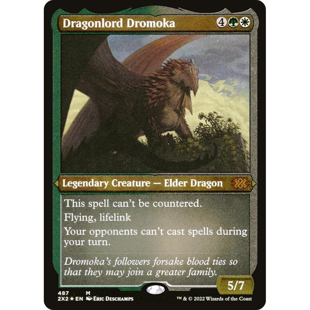 Image for Dragonlord Dromoka (Foil Etched) (487) (2X2) - Magic: The Gathering