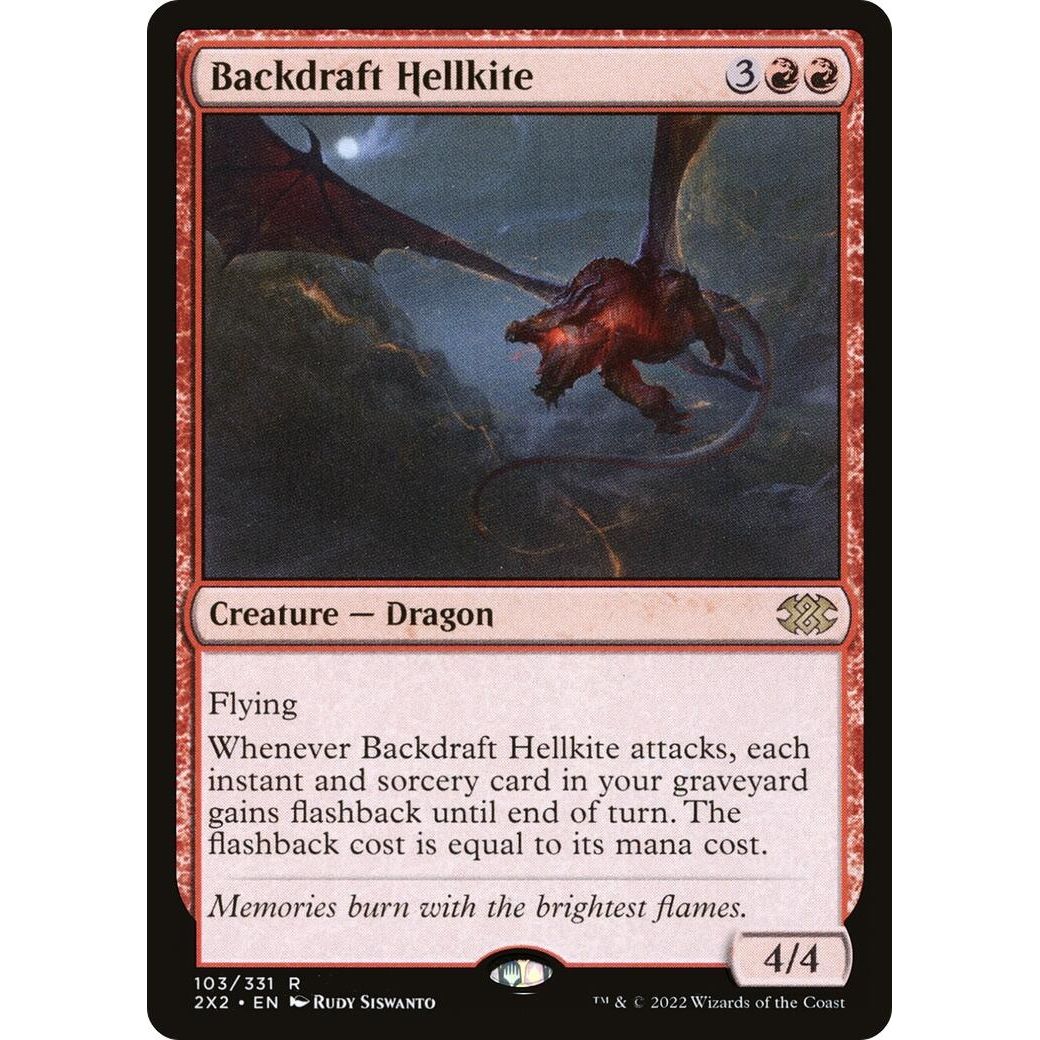 Image for Backdraft Hellkite (103) (2X2) - Magic: The Gathering