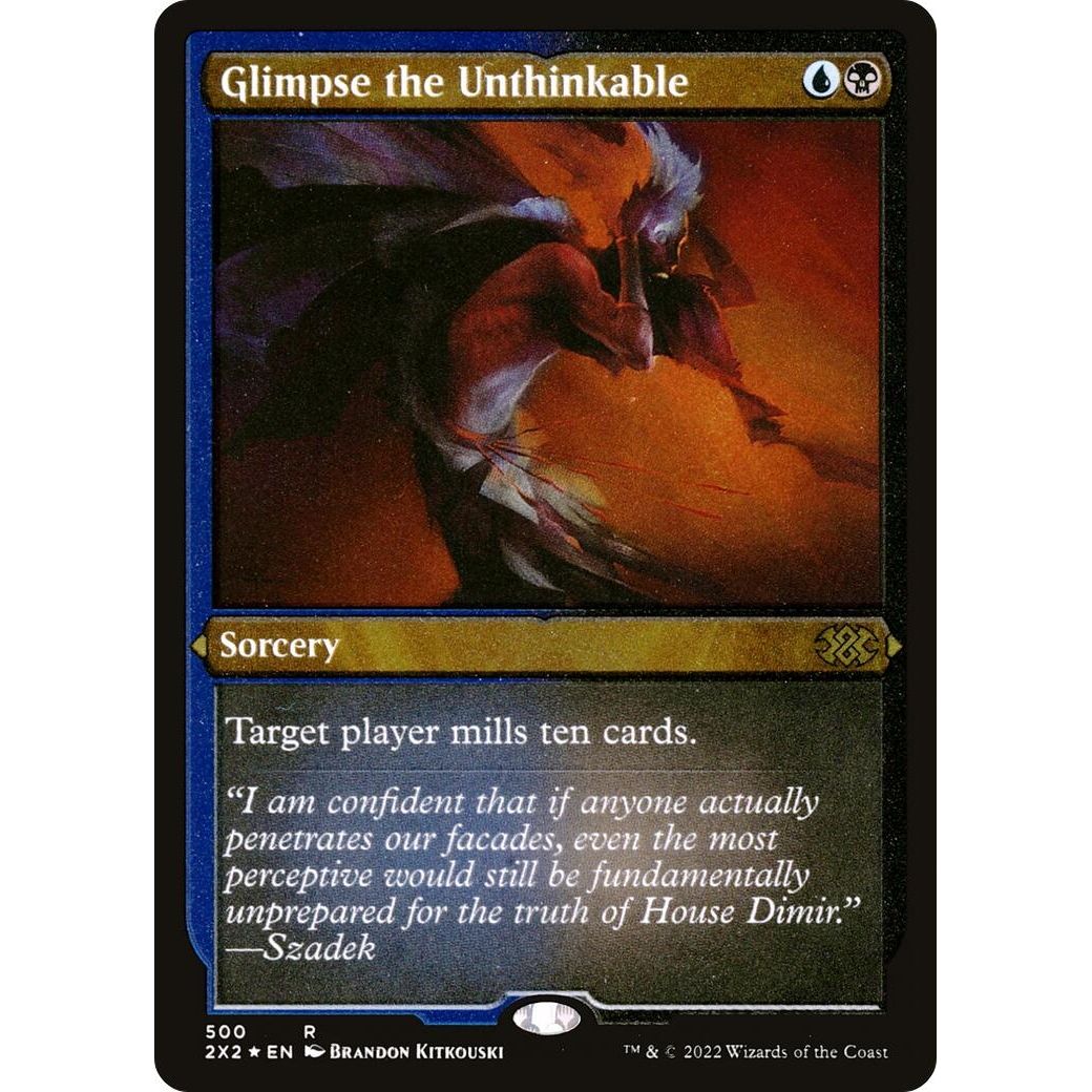 Image for Glimpse the Unthinkable (Foil Etched) (500) (2X2) - Magic: The Gathering