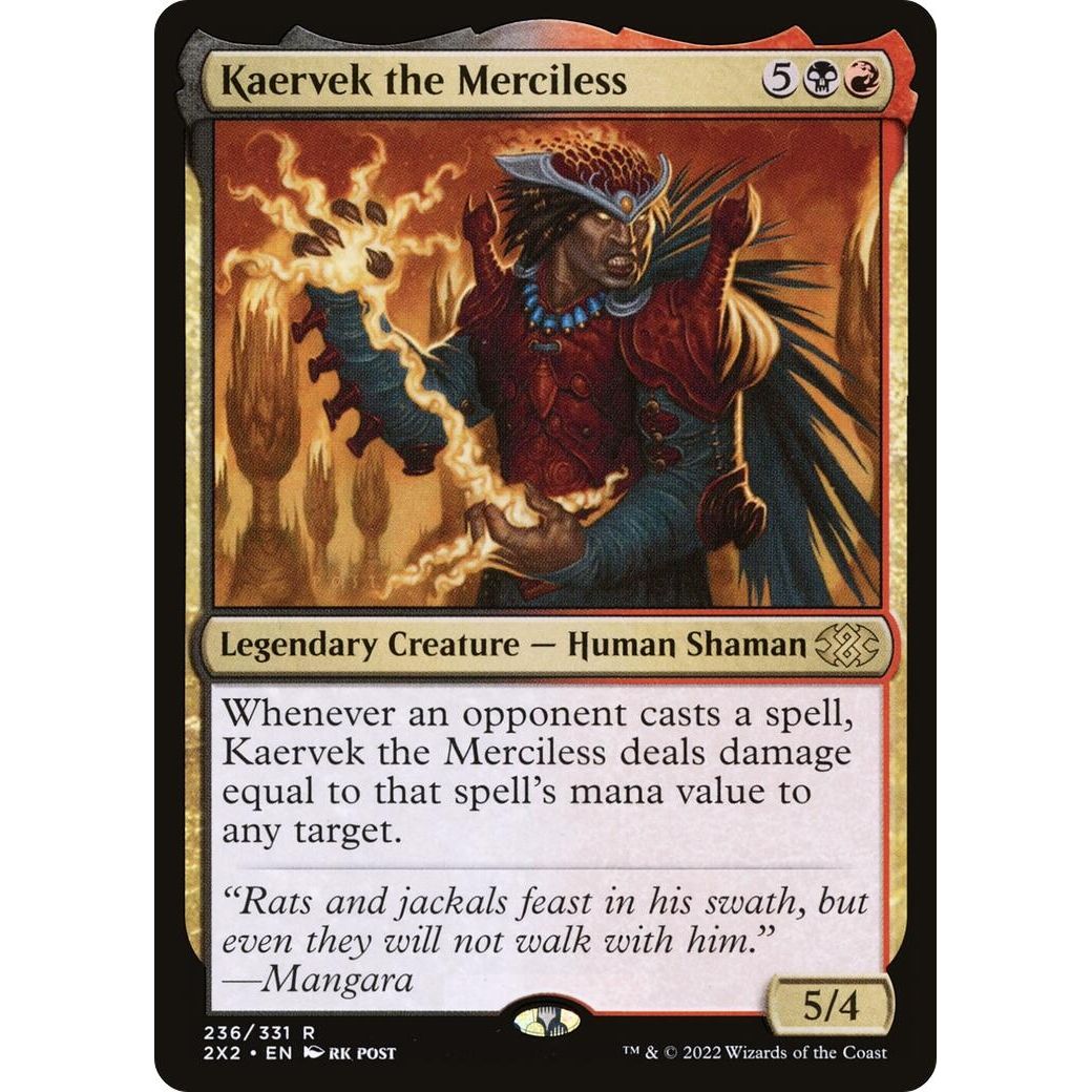 Image for Kaervek the Merciless (236) (2X2) - Magic: The Gathering
