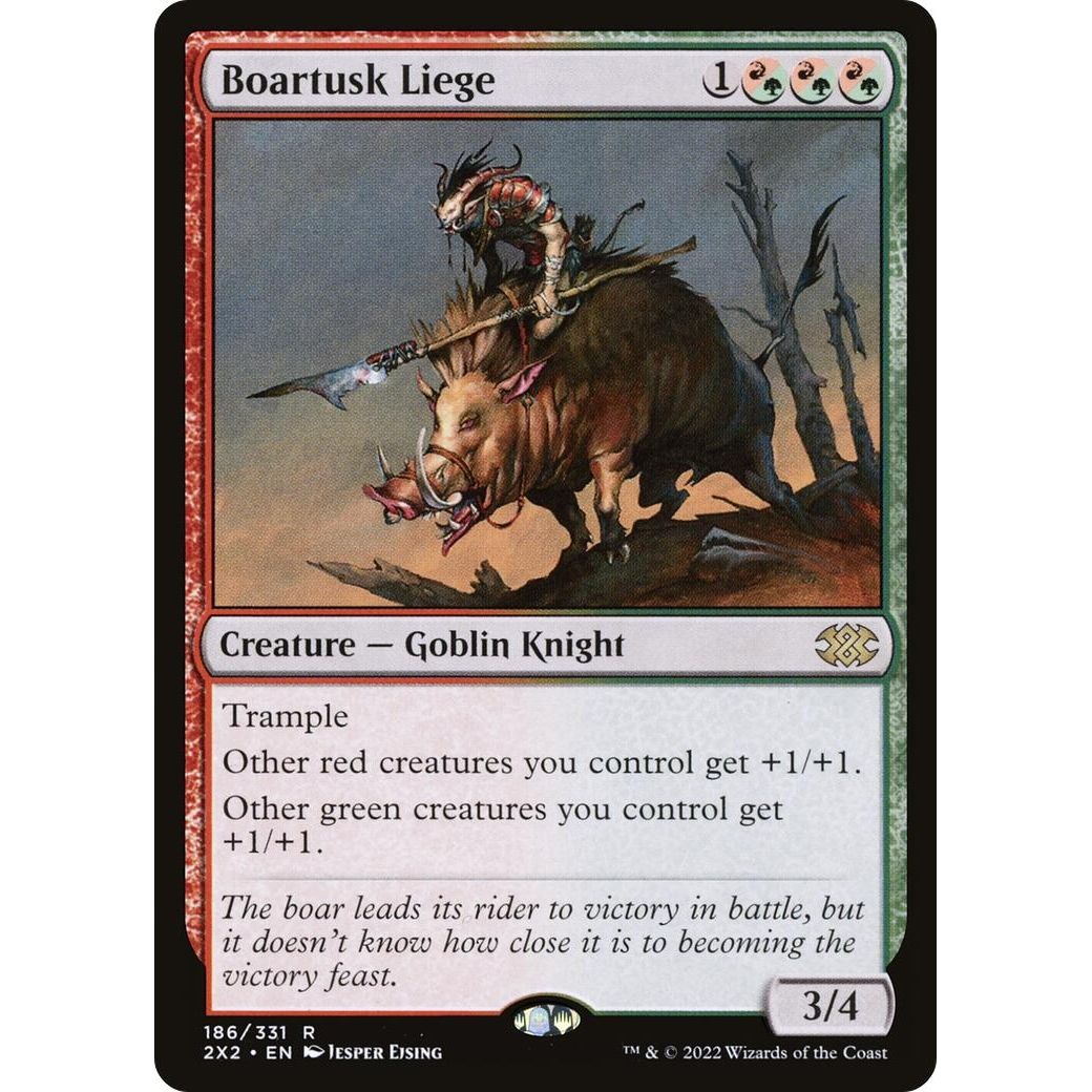 Image for Boartusk Liege (186) (2X2) - Magic: The Gathering
