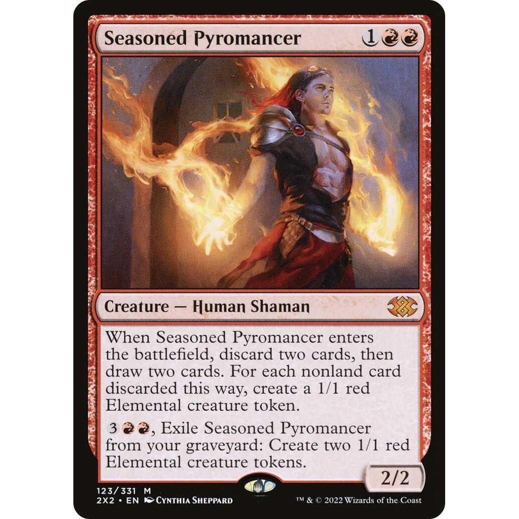 Image for Seasoned Pyromancer (123) (2X2) - Magic: The Gathering