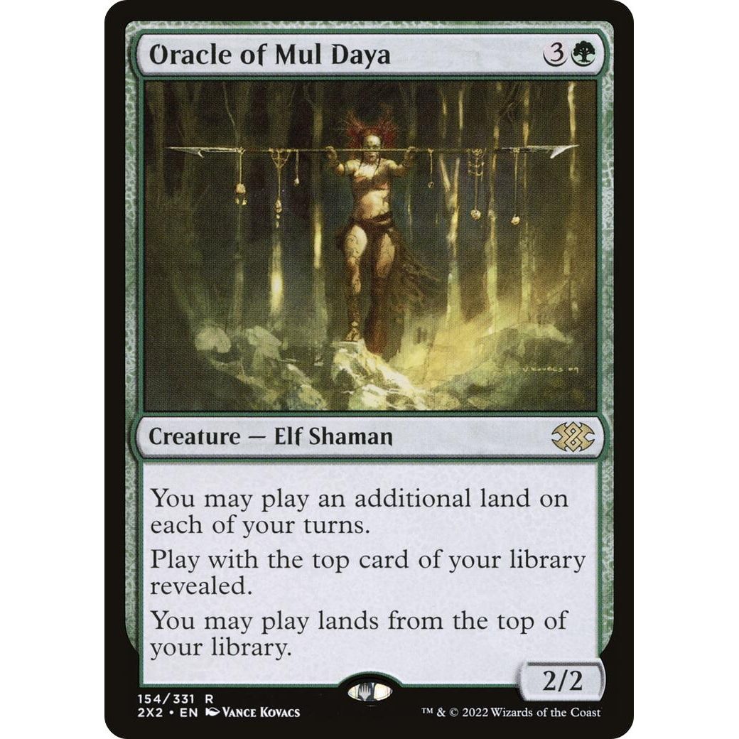 Image for Oracle of Mul Daya (154) (2X2) - Magic: The Gathering
