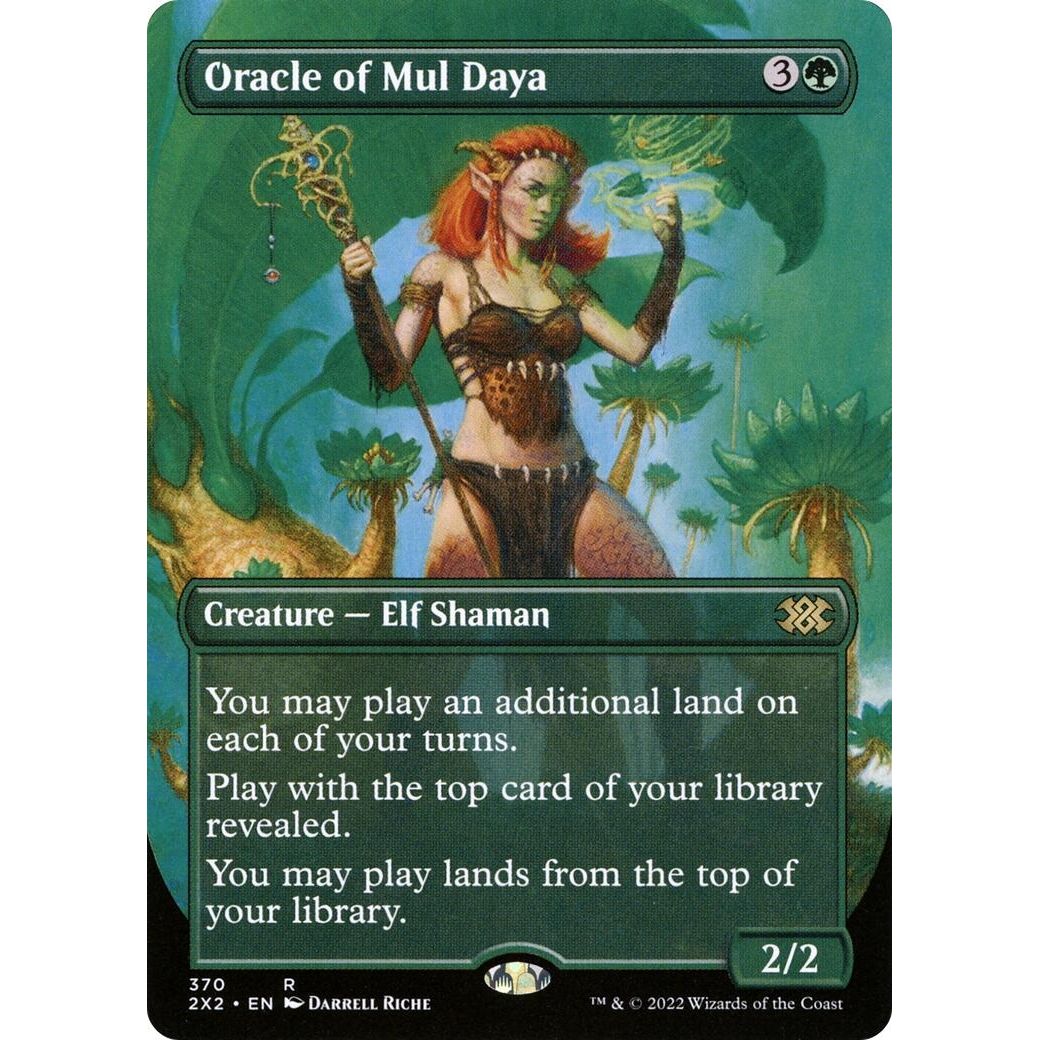 Image for Oracle of Mul Daya (Borderless) (370) (2X2) - Magic: The Gathering