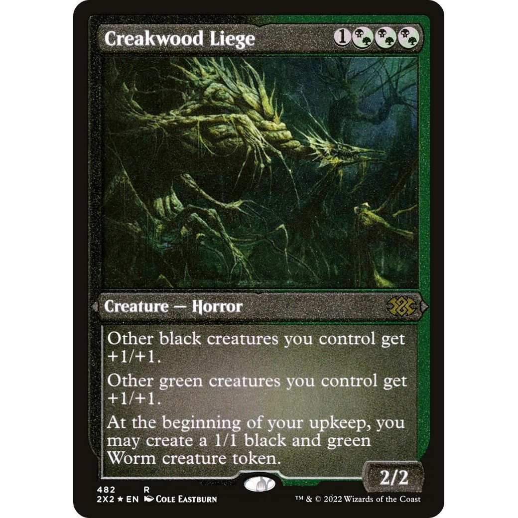 Image for Creakwood Liege (Foil Etched) (482) (2X2) - Magic: The Gathering