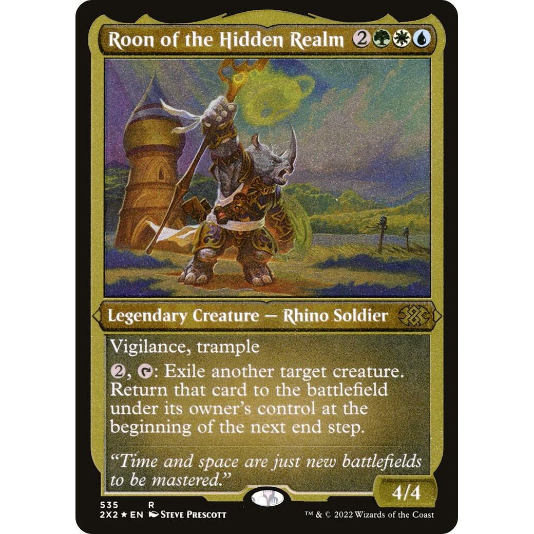 Image for Roon of the Hidden Realm (Foil Etched) (535) (2X2) - Magic: The Gathering