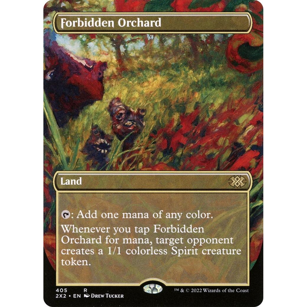 Image for Forbidden Orchard (Borderless) (405) (2X2) - Magic: The Gathering