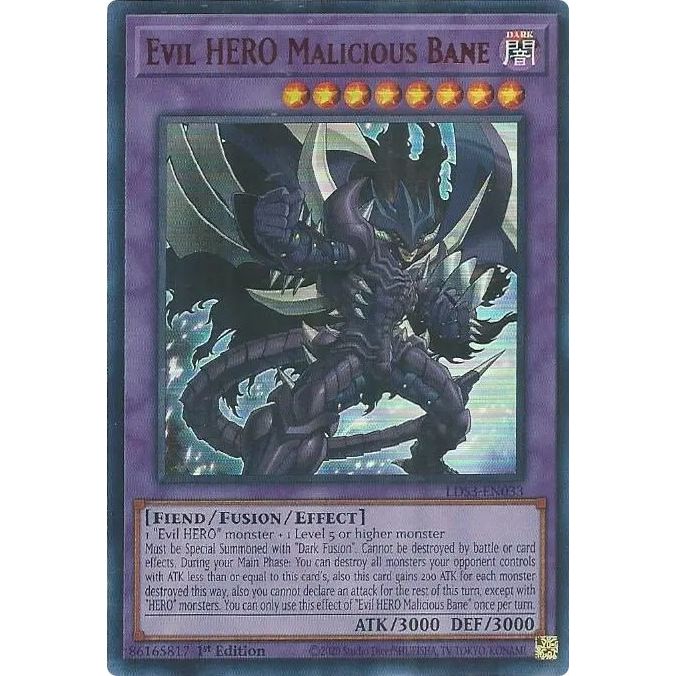Image for Evil HERO Malicious Bane (Red) (LDS3-EN033) (LDS3) - YuGiOh