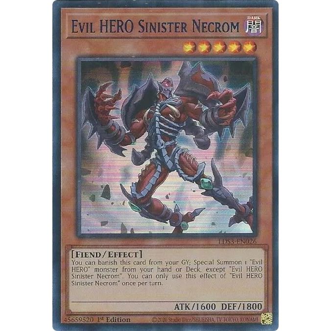 Image for Evil HERO Sinister Necrom (Blue) (LDS3-EN026) (LDS3) - YuGiOh
