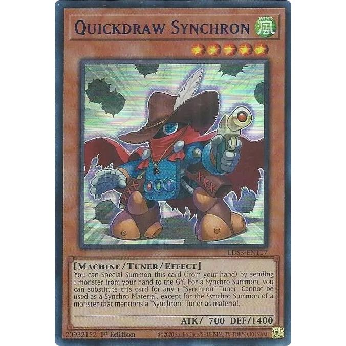 Image for Quickdraw Synchron (Blue) (LDS3-EN117) (LDS3) - YuGiOh