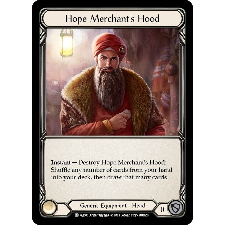 Image for Hope Merchant's Hood (FAI003) (FAI) - Flesh and Blood TCG