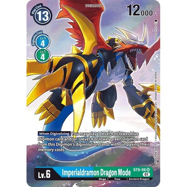 Image for Imperialdramon Dragon Mode (Box Topper) (ST9-06 SR) (EX02) - Digimon Card Game