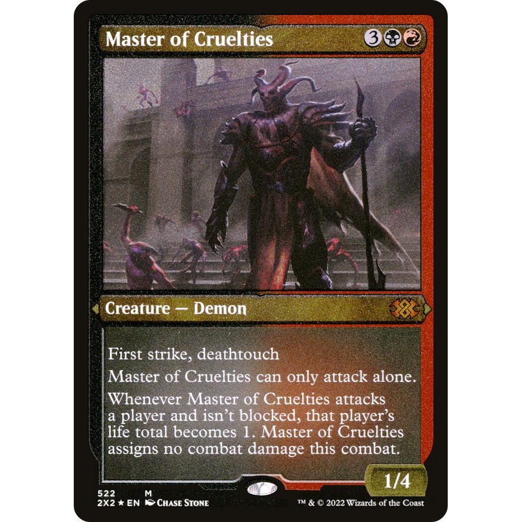 Image for Master of Cruelties (Foil Etched) (522) (2X2) - Magic: The Gathering