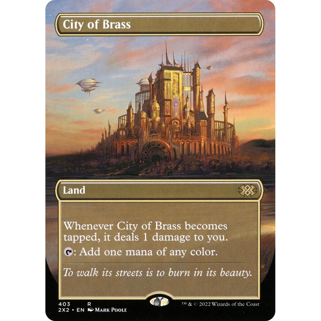 Image for City of Brass (Borderless) (403) (2X2) - Magic: The Gathering