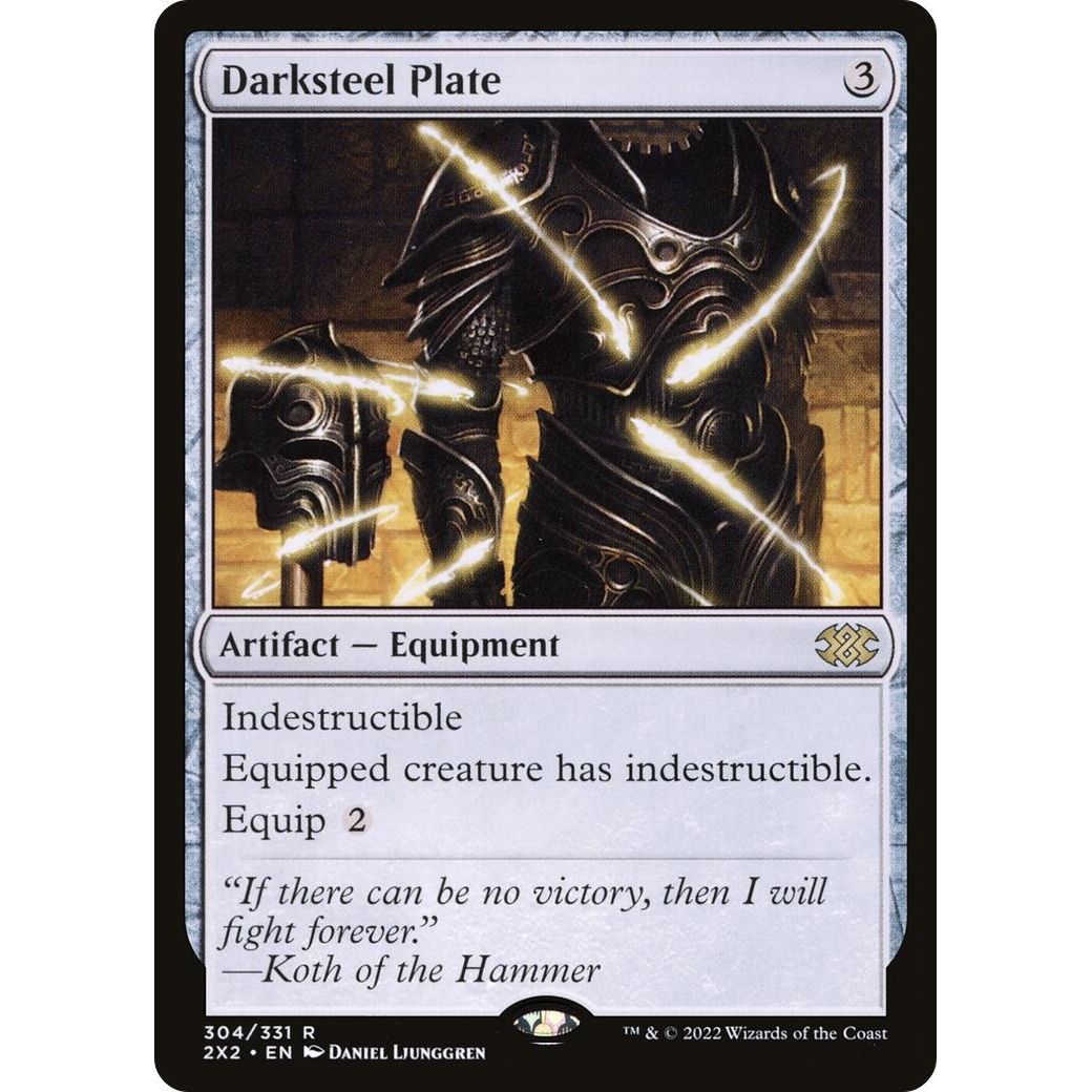 Image for Darksteel Plate (304) (2X2) - Magic: The Gathering