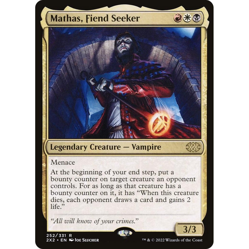 Image for Mathas, Fiend Seeker (252) (2X2) - Magic: The Gathering
