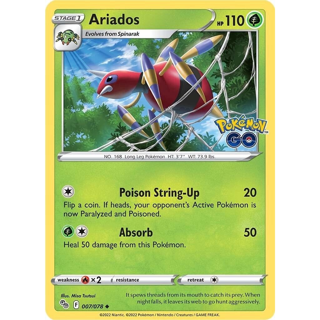 Image for Ariados (007/078) (PGO) - Pokemon