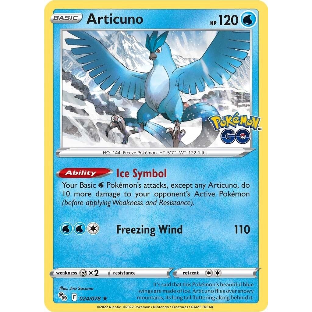 Image for Articuno (024/078) (PGO) - Pokemon