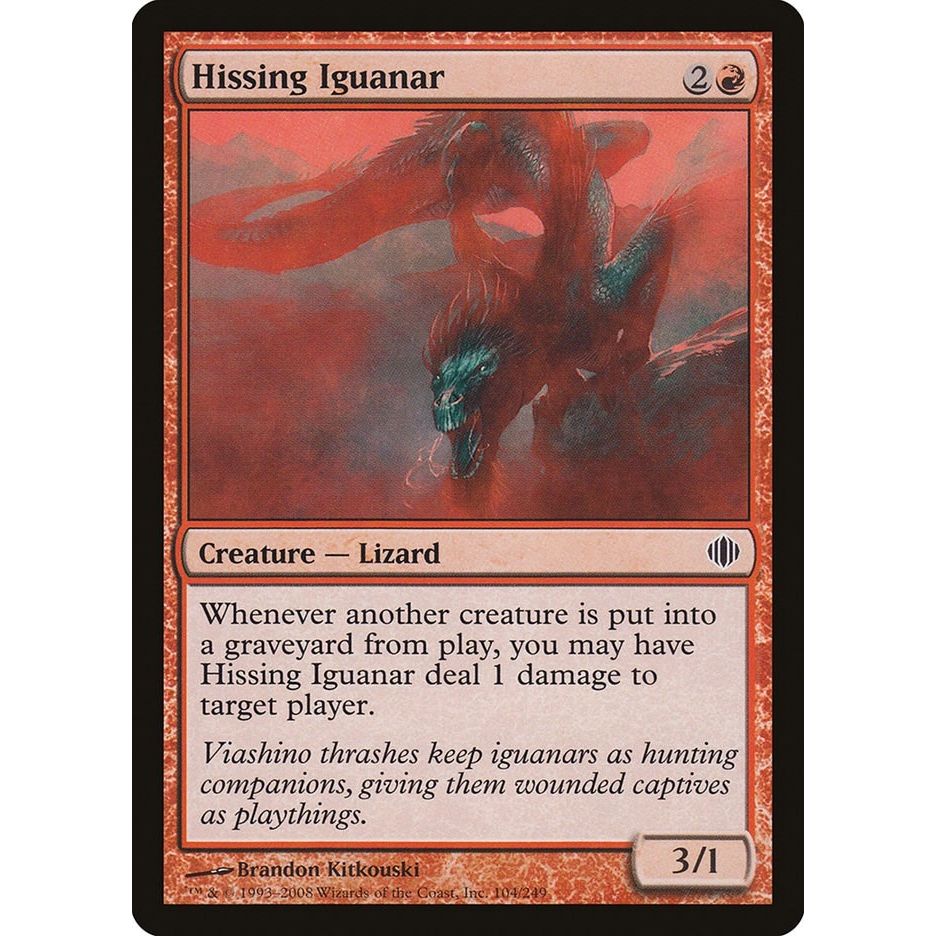 Image for Hissing Iguanar (104) (ALA) - Magic: The Gathering