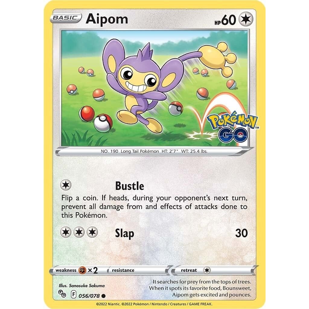 Image for Aipom (056/078) (PGO) - Pokemon