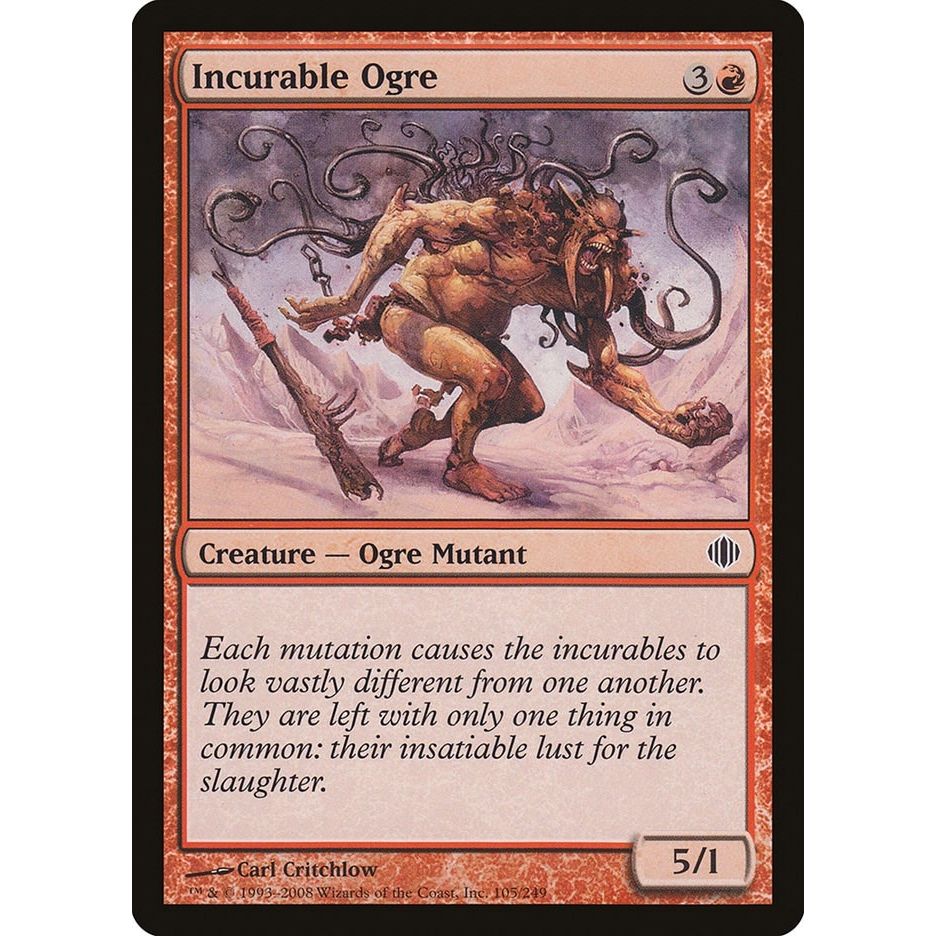 Image for Incurable Ogre (105) (ALA) - Magic: The Gathering