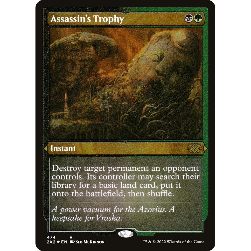 Image for Assassin's Trophy (Foil Etched) (474) (2X2) - Magic: The Gathering