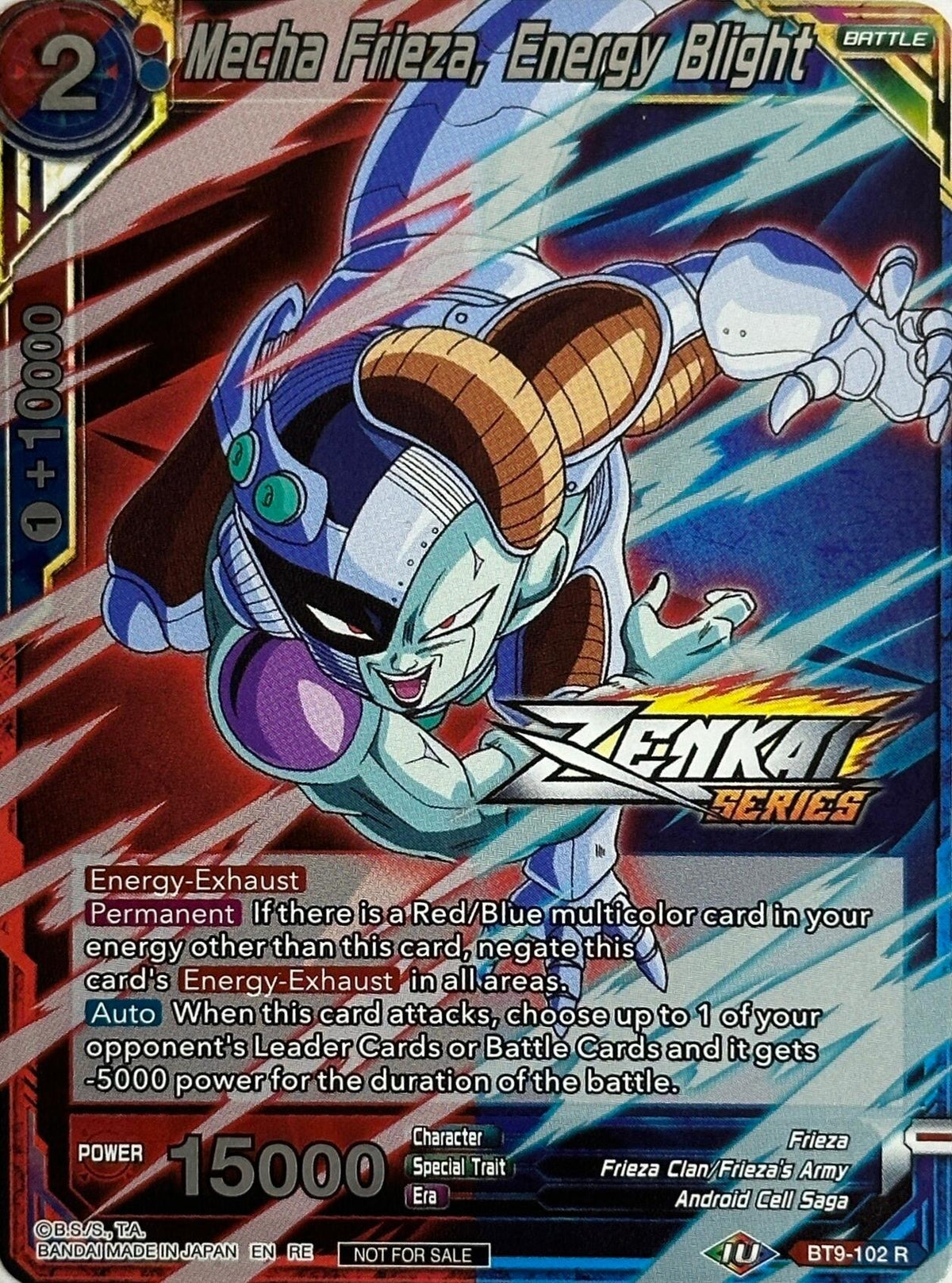 Image for Mecha Frieza, Energy Blight (Event Pack 10) (Alternate Foil) (BT9-102) (TPR) - Dragon Ball Super: Masters