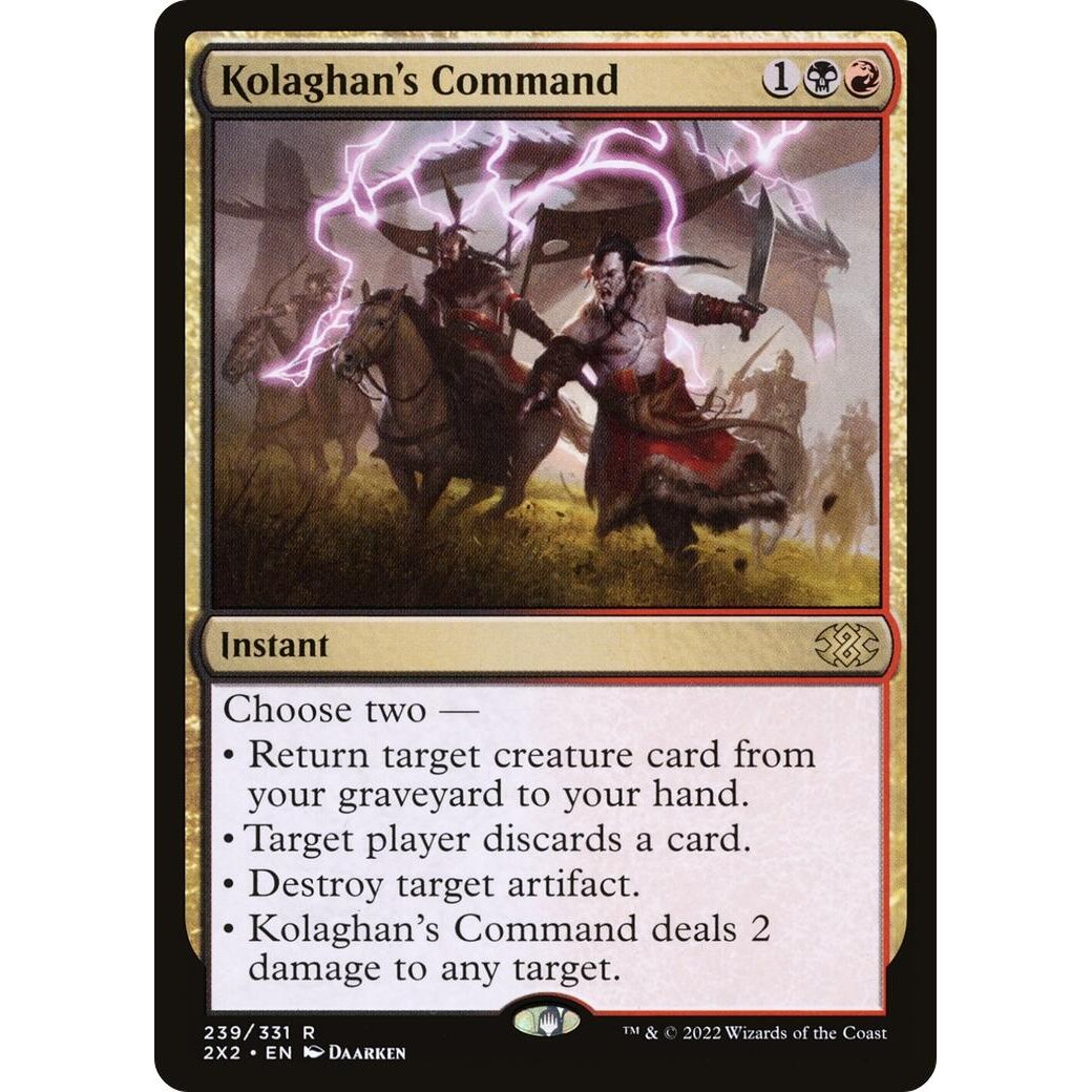 Image for Kolaghan's Command (239) (2X2) - Magic: The Gathering